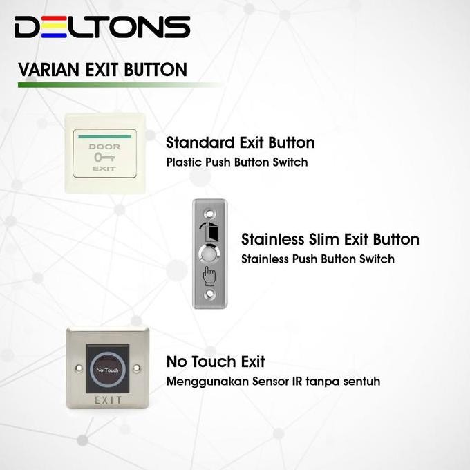 Murah Deltons Paket Smart Access Control Door K5F Face Recognition Akses Wajah Magnetic Lock Rfid