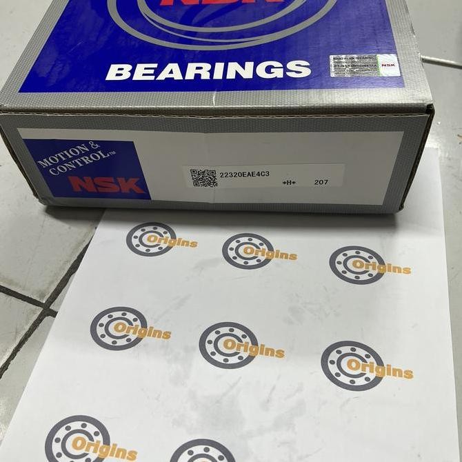 SPHERICAL ROLLER BEARING 22320 EAE4C3 MERK NSK ORINAL
