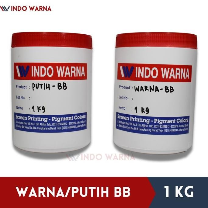 

ready Cat Sablon / Pasta Sablon Rubber - WARNA/WHITE BB - 1kg