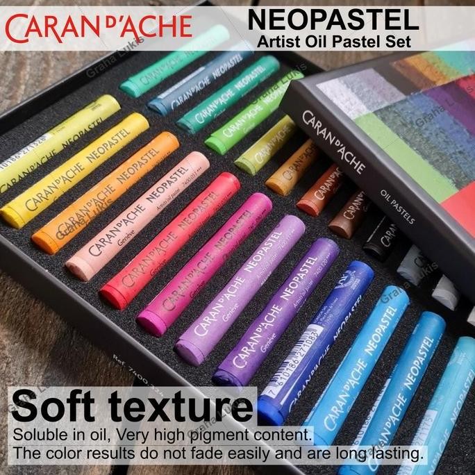 

ready Carand'ache Neo Pastel Set 48 / Crayon Neopastel 48 Oil Pastel