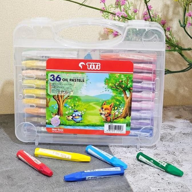 

ready SOS Oil Pastel TITI 36 Warna/Krayon/Crayon Minyak