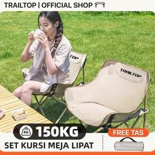 

Terlaris [Ready] Trailtop Meja Lipat Outdoor 1 Set Portable Kursi Lipat Dan Meja Paket Camping
