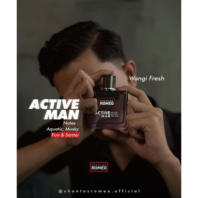 Shantos Romeo Series / Shantos Pomade Styling / Parfum Pria EDP murah