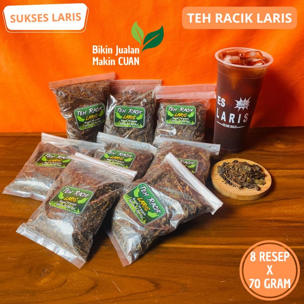 

sele teh 8 resep (8 x 70 gram) | teh solo | teh poci khas solo teh laris