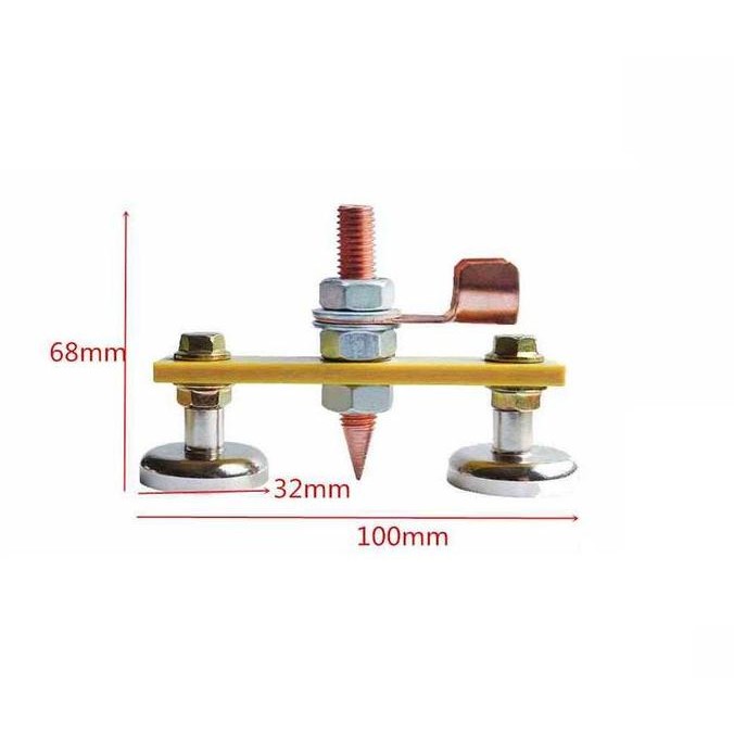 NEW Penjepit Massa Las Magnet Klem Tang Las Ground Clamp Magnet DOUBLE