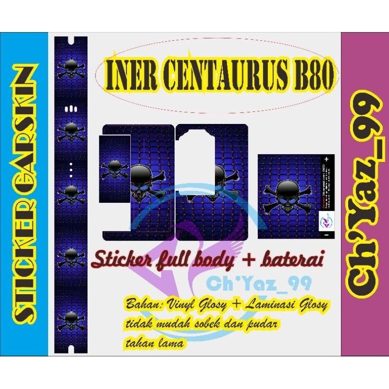 

Iner Cent4 B80 Ed Tengkorak Type B Garskin Stiker Custom Fullbody Bisa COD