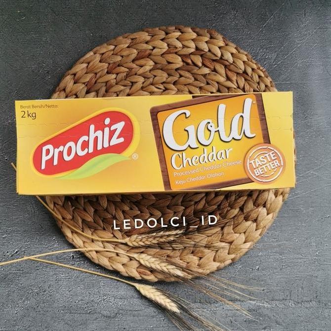 

Sale Keju Cheddar Prochiz Gold Cheddar Cheese 2 Kg