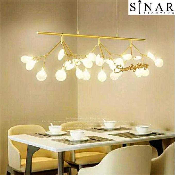 Murah Lampu Gantung Meja Makan Gold Firefly 6005