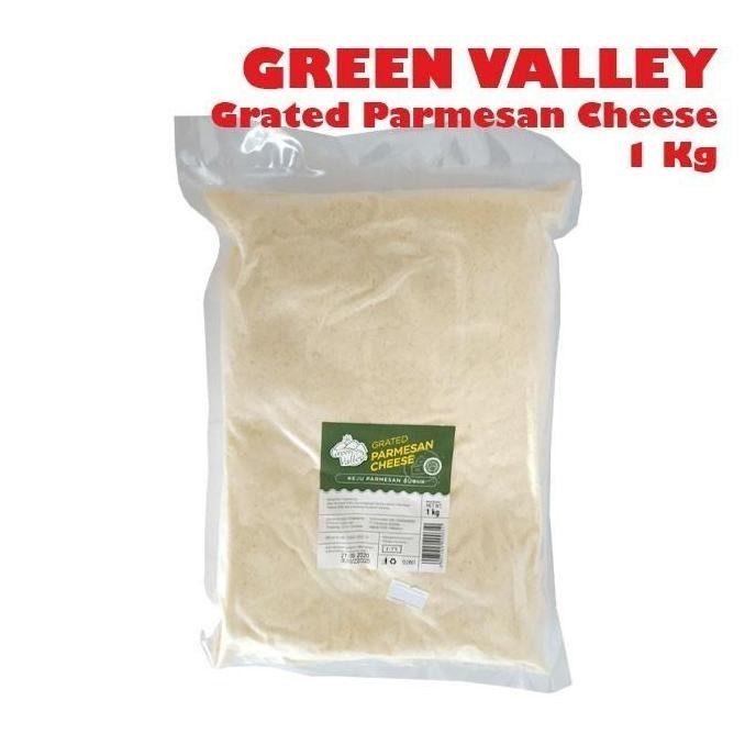

Promo Green Valley Parmesan Grated Cheese 1Kg Keju Parmesan Bubuk Parut