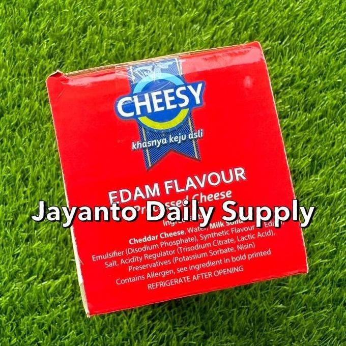

Promo Cheesy Keju Edam 1Kg Repack / Keju Untuk Kue Kering / Enak & Halal