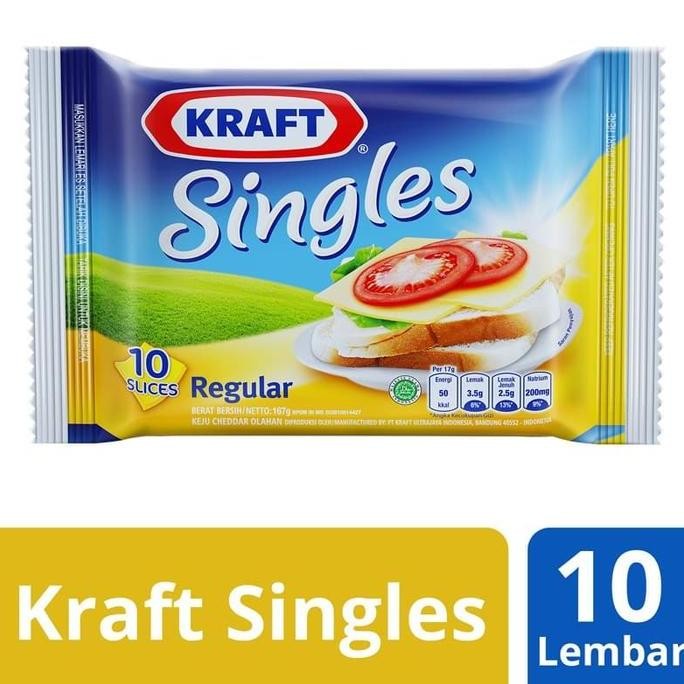 

Sale Kraft Singles Keju Lembaran Reguler Isi 10 Dapat 4 Pack - Keju