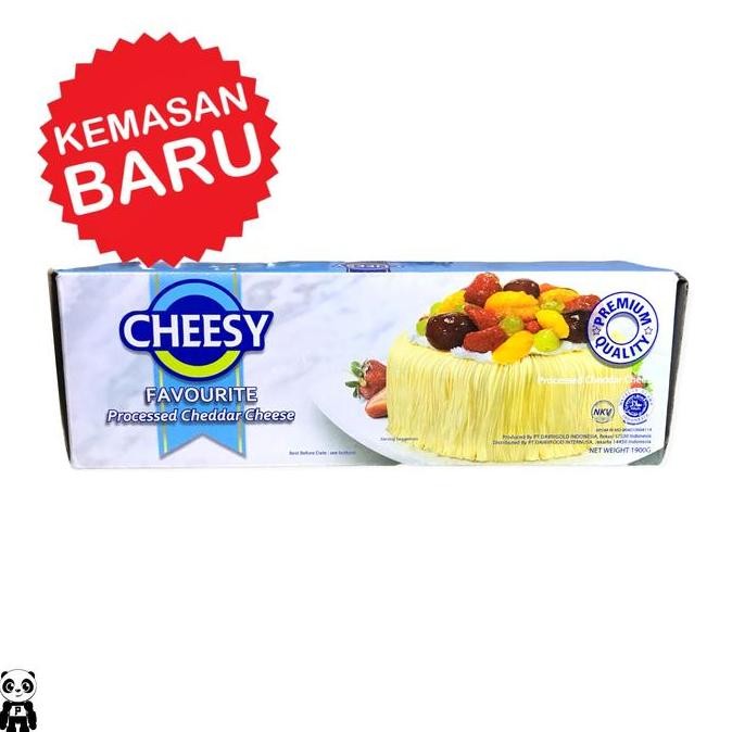 

Sale Cheesy Favourite Cheddar Cheese Keju Cheddar Olahan 2Kg