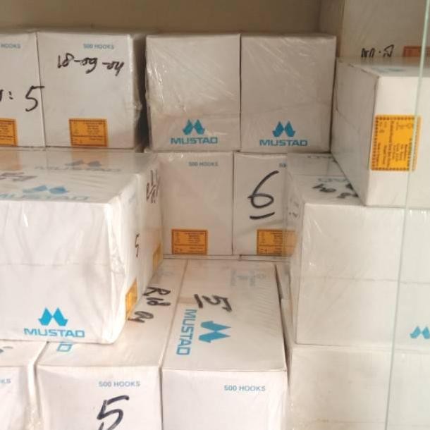 Kail Pancing Mustad 2335 No 6-13 Mata Kail Mata Pancing Kail Pancing