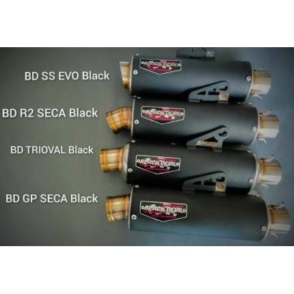 knalpot black devil (black series)