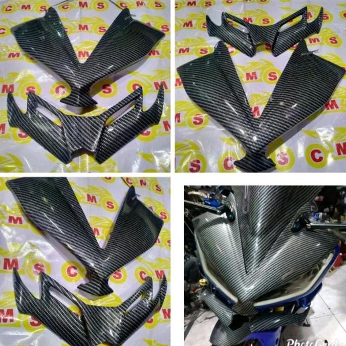 cover lampu depan yamaha R15 v2 2item/ winglet