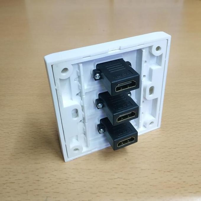 Howell Wall Face Plate Outlat Socket HDMI 3port