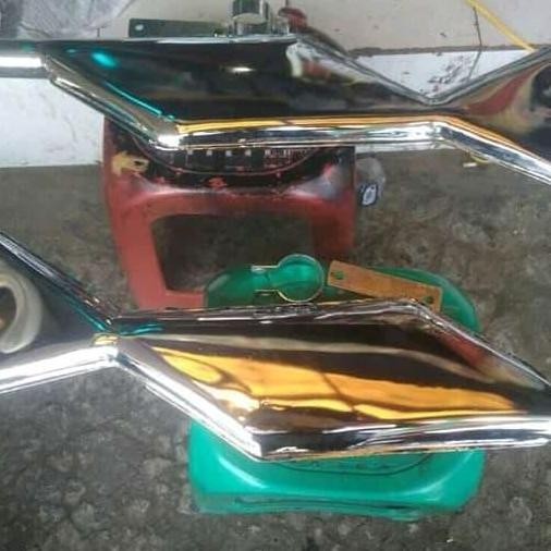 knalpot ketupat tuk motor Norton.. BSA sideklep...