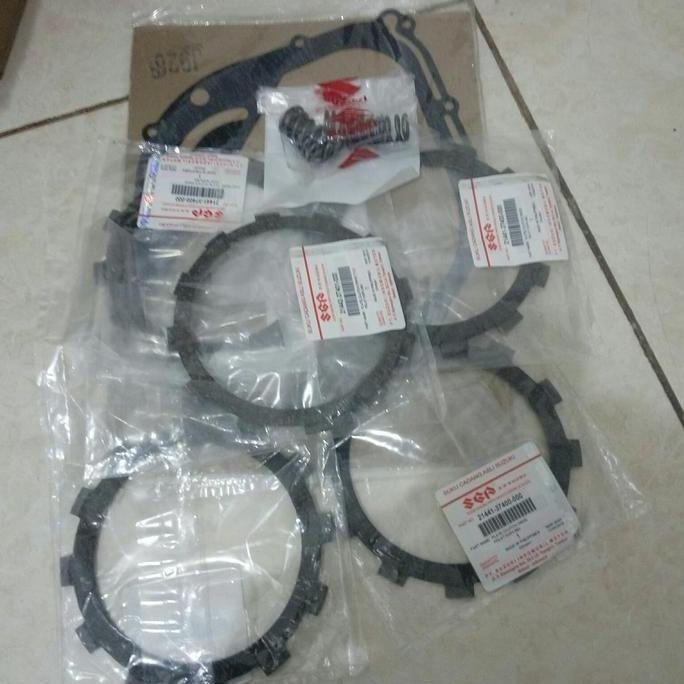 Paket Kampas + Per + Paking Kopling Suzuki Thunder 250 / GS250