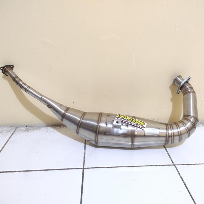 PERUT LEHERAN KNALPOT T SPEED NINJA R TYPE NON COBRA STAINLIESS