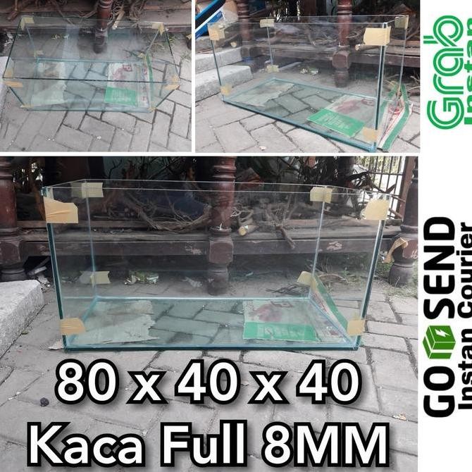 Aquarium Kaca 80X40X40 Full 8Mm
