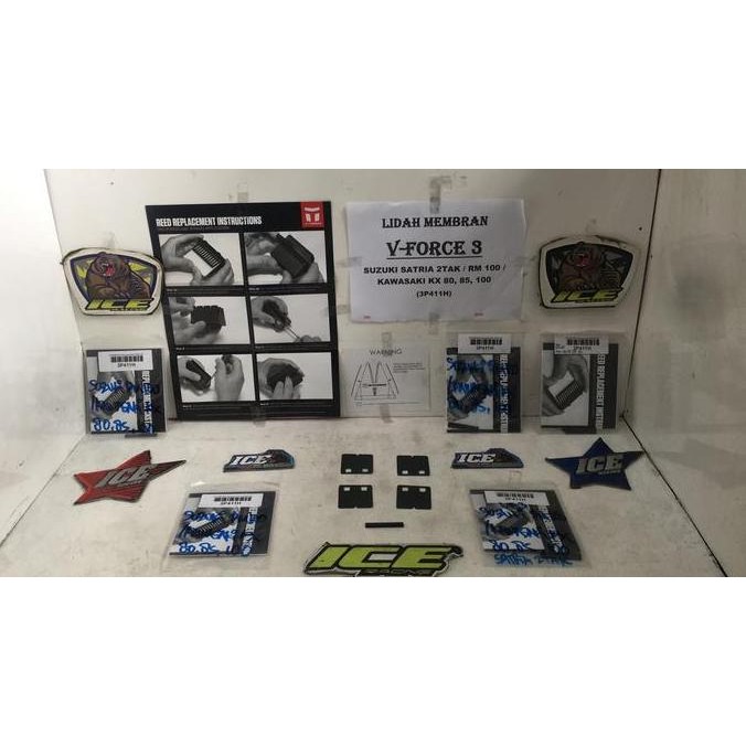 lidah membran v-force 3 suzuki satria 2 tak