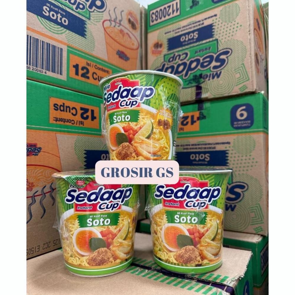 

Original 1 Dus Mie Sedaap Cup Isi 12Pcs All Varian | Bisa Campur Rasa Soto Goreng Kuah
