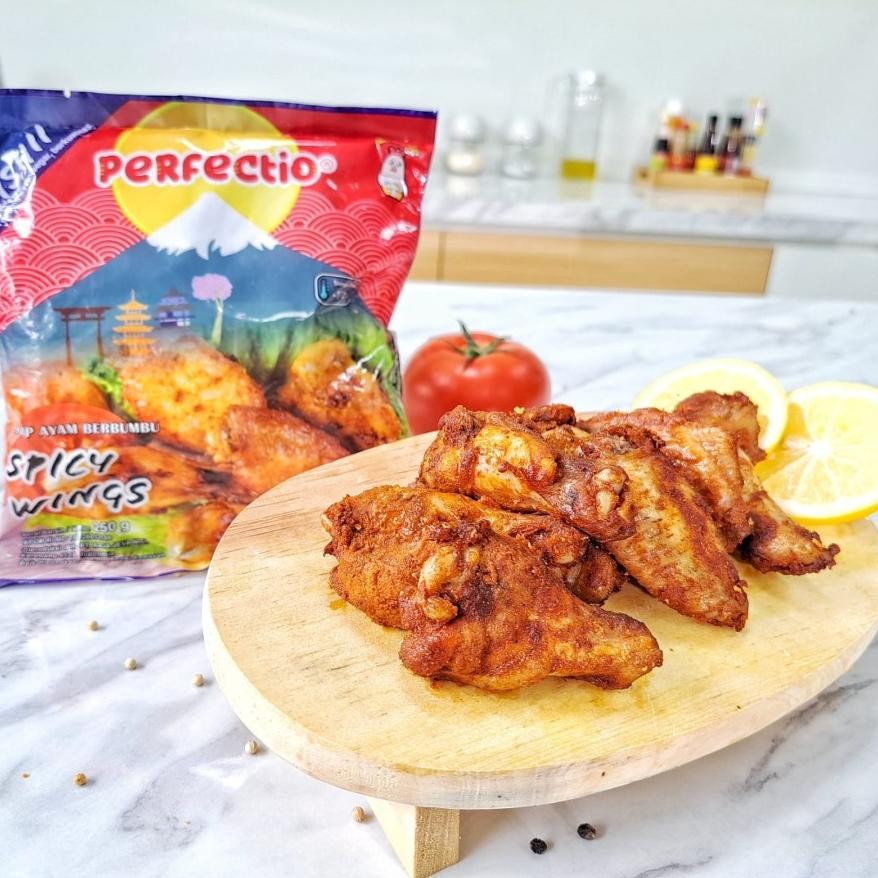 

Original Perfectio Spicy Chicken Wings 500Gr / 250Gr | Sayap Ayam Berbumbu Frozen