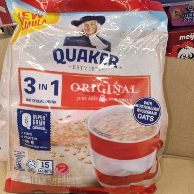 

Quaker 3In1 Original Produk Of Malaysia 15X28Gr Promo