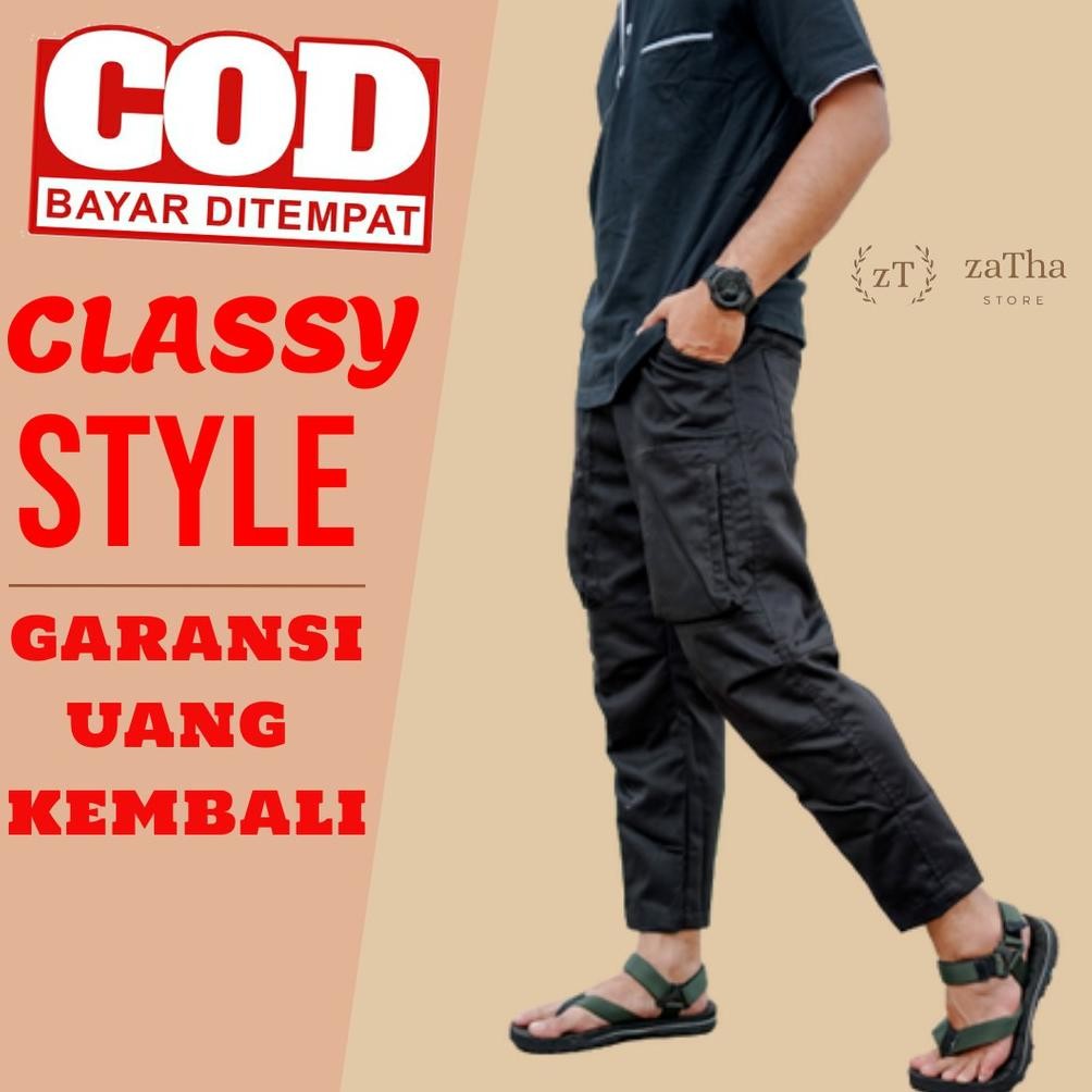 SIRWAL / CELANA SIRWAL / CELANA SIRWAL CARGO / CELANA CINGKRANG / CELANA CARGO HITAM AST