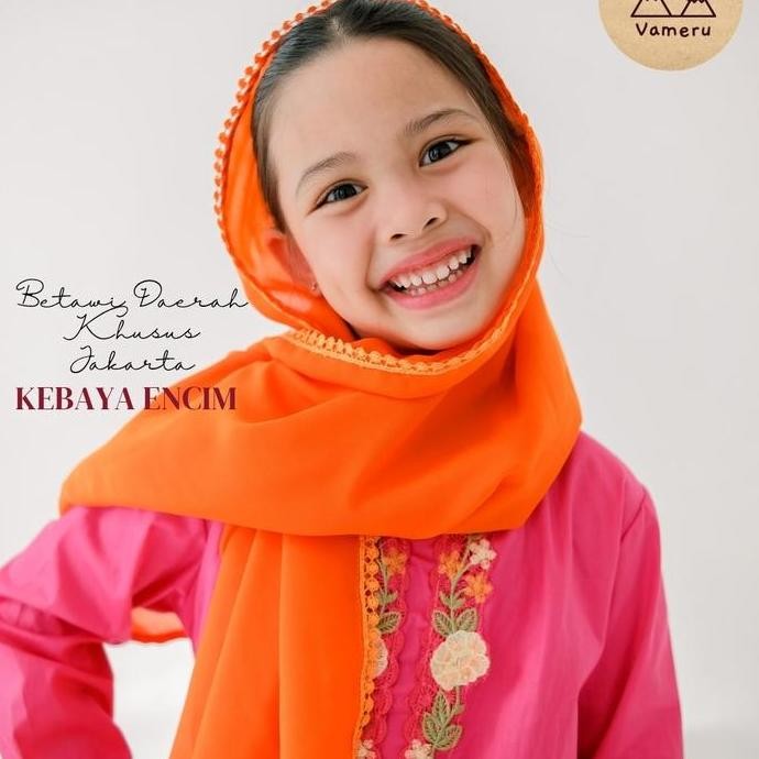 KEBAYA ENCIM BORDIR BETAWI ANAK