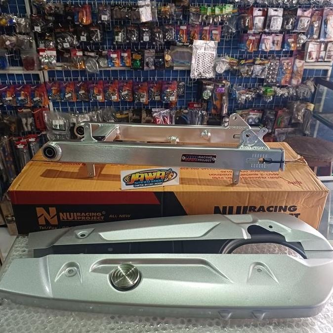 Swing arm nui racing thailand + cover rante supra karisma grand dll