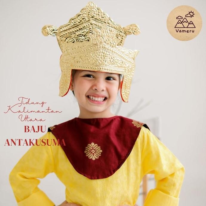 BAJU ADAT TIDUNG PEREMPUAN KALIMANTAN UTARA ANAK