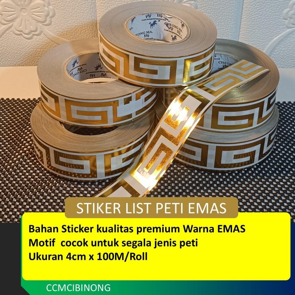 

Sticker List S Peti Mati 100 M SV9