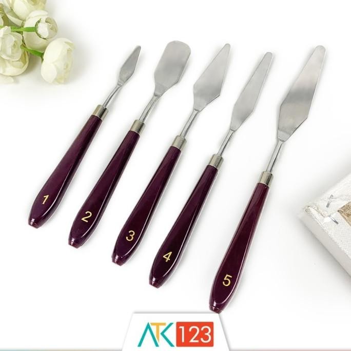 

Palette Knives, Pisau Palet, Alat Penghias Kue, Alat Lukis, Palette Tools SV9