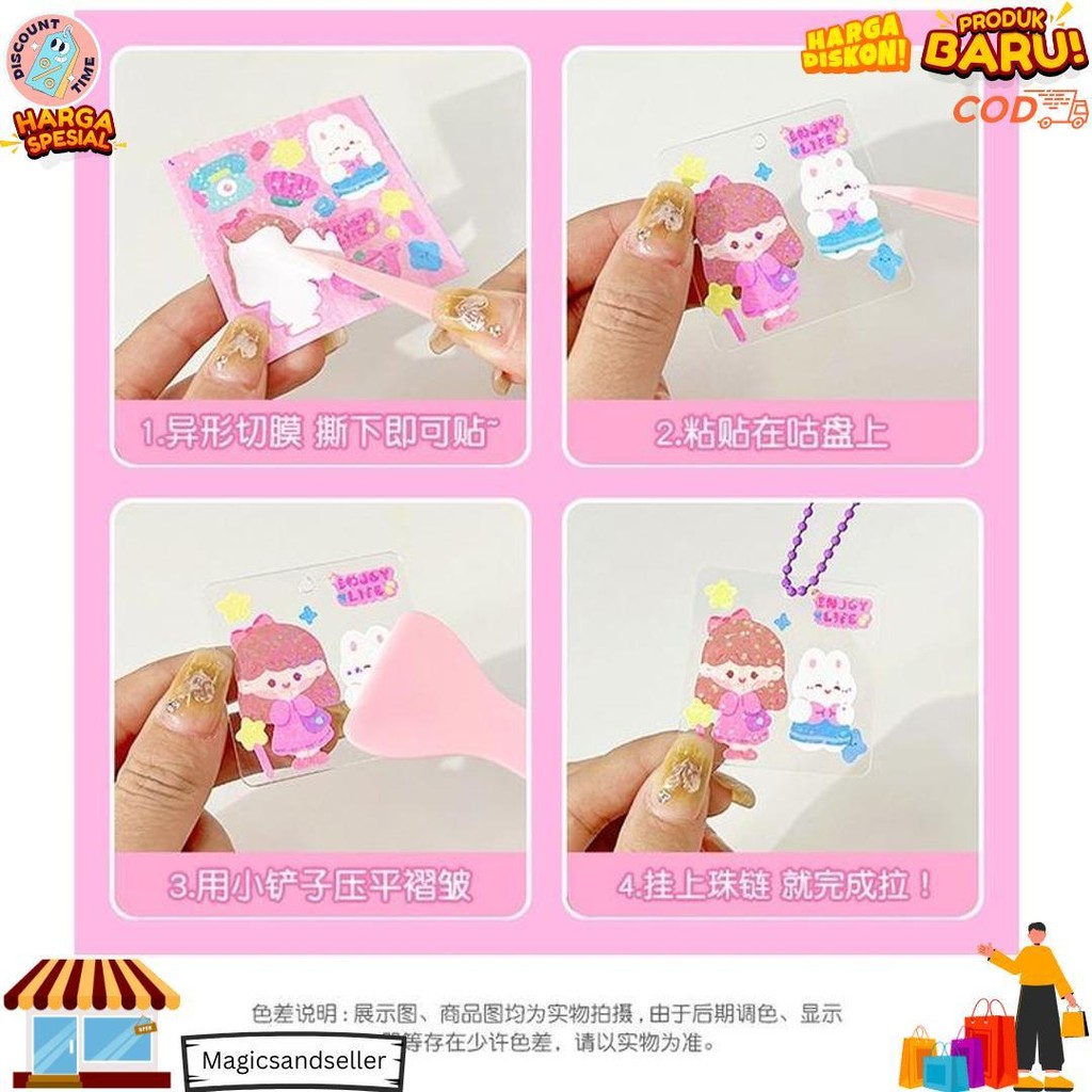 

Stiker Kartun Kpop Goo Card Diy Untuk Dekorasi Scrapbook Promo 6.6