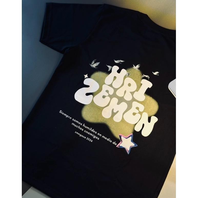 Promo Kaos Hri Zemen Muchos Kaos Distro Pria Wanita Katun Combed 24S