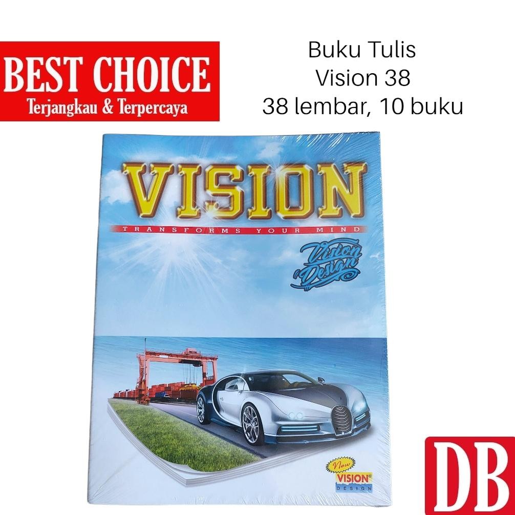 

Buku Tulis Vision 38 Lembar 10 Pcs Variasi Gambar SV9