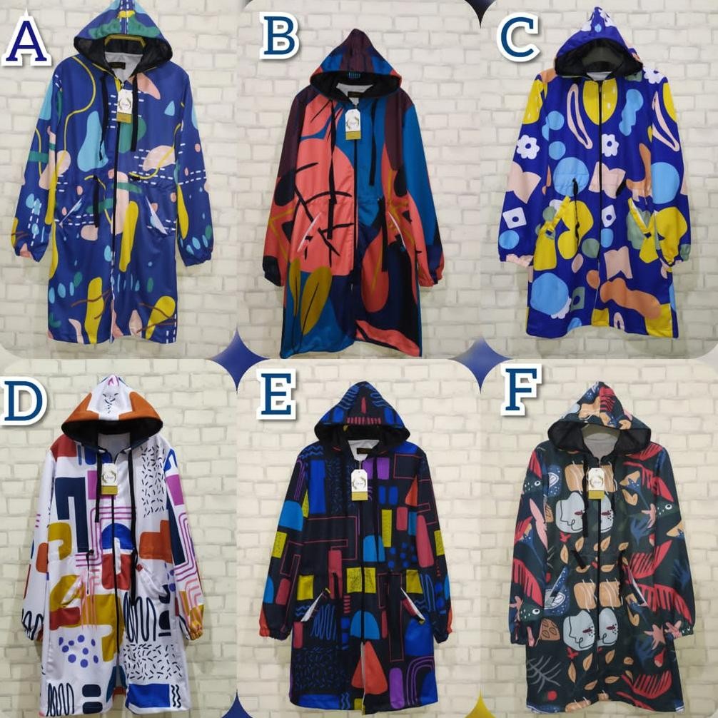 JAKET TUNIK PRINTING / JAKET TUNIK BAHAN LOTTO AST