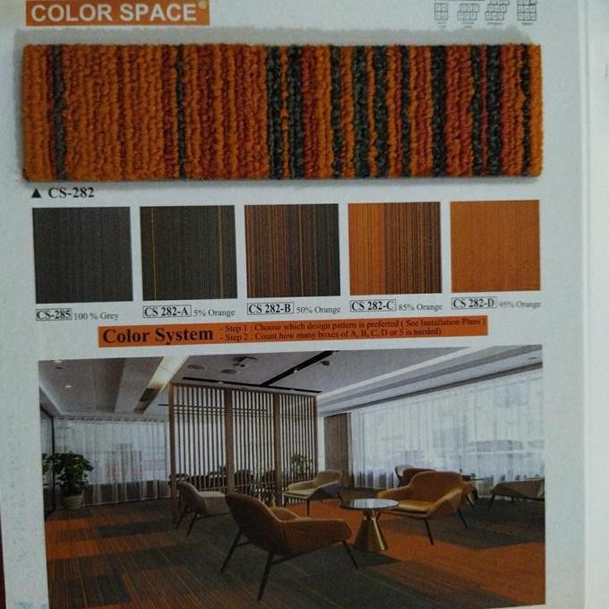 karpet tile color space