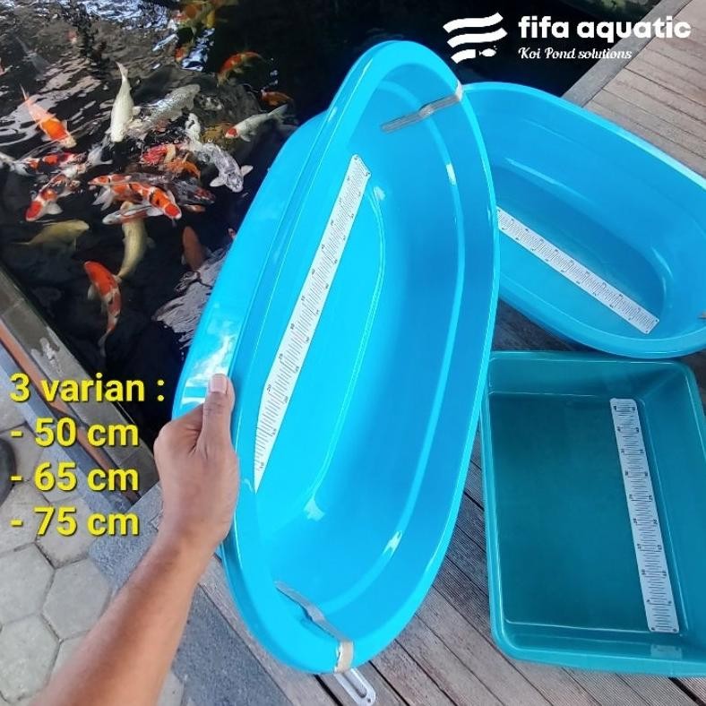 Sdl_12 Bak Ukur Ikan Koi 65 Cm Plastik Berkualitas Awet Tahan Lama Po-132