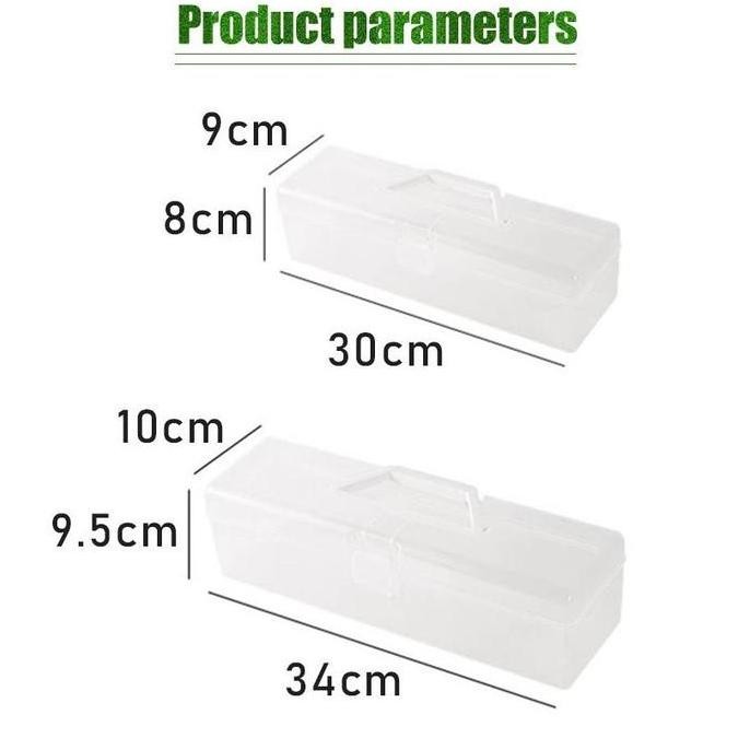 

BEBAS ONGKIR - Kotak Penyimpanan Kartu Name Card Storage Box Photocard Kotak Plastik Besar Transparan Akrilik Kotak Obat Serba Guna Case Storage Box Container