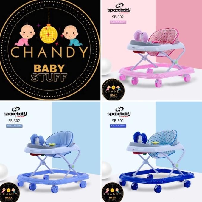 BABY WALKER MURAH SPACE BABY SB 302, SB 306, SB 309, SB315