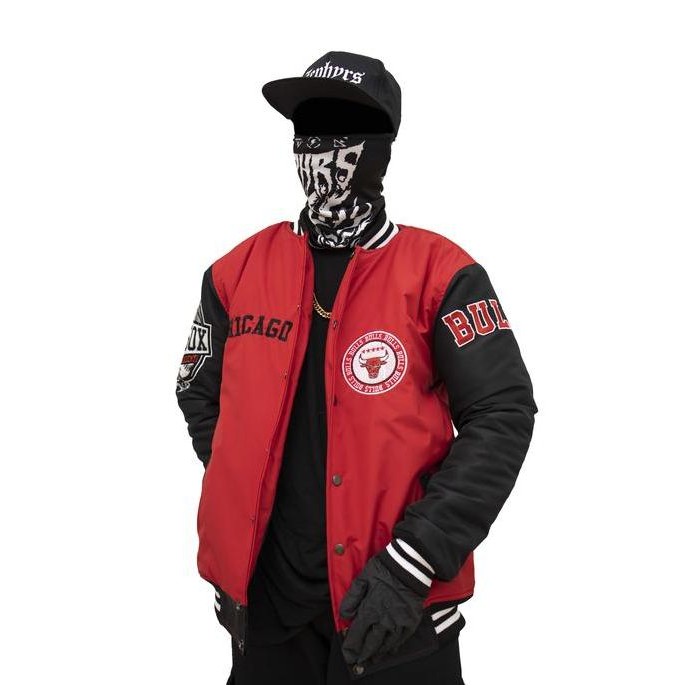Jaket Varsity Chicago Bulls Bordir (Best Quality)
