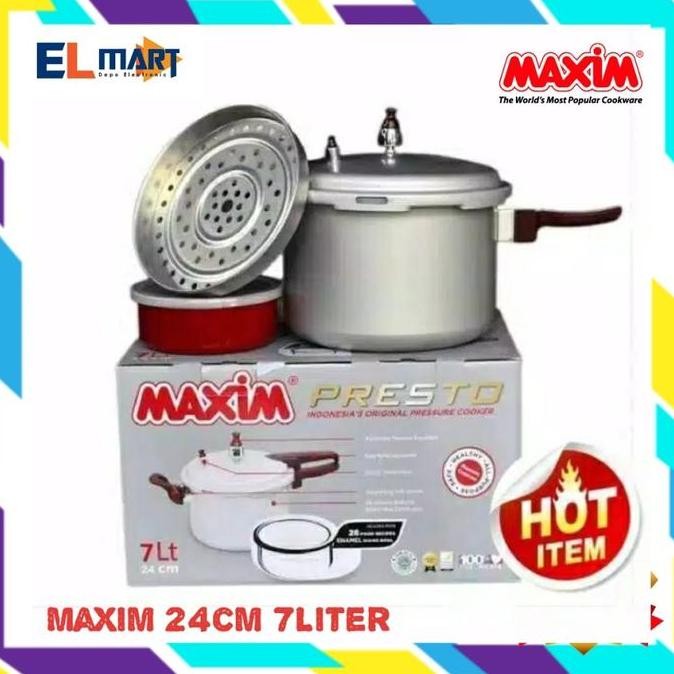 Maxim presto 7lt panci presto pressure cooker Original Maxim 7 liter