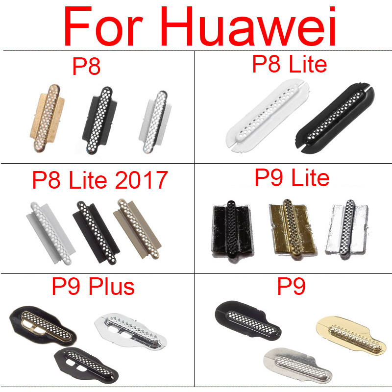 Untuk Huawei p9 plus p9 lite p8 lite 2017 speaker headphone suku cadang perbaikan jaring panggangan