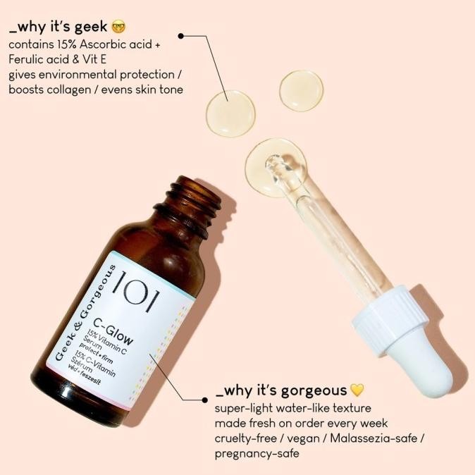 Geek And Gorgeous C-Glow Vitamin C Serum 30 Ml