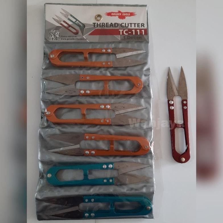 

Baru Gunting Potong Benang Golden Eagle TC-111 Gunting Cekris/Catrek/Thread Cutter (1 Lusin)