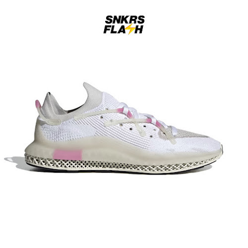 ADIDAS 4D Fusio Cream White Sepatu Lari Pria - H04508 - Size 42.7
