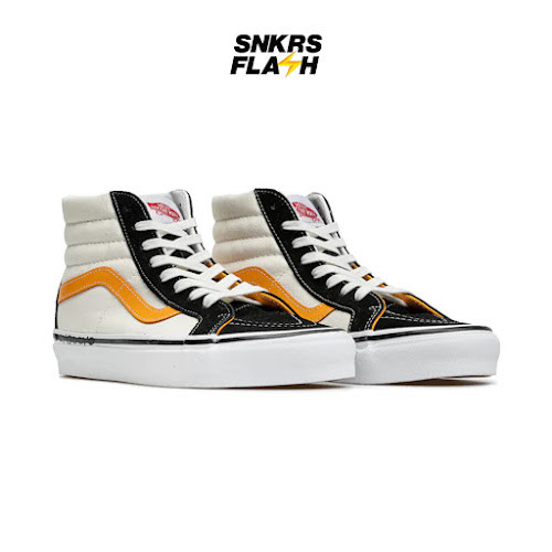VANS Sk8 Hi 38 Dx Noon Goons Black Yellow Sepatu Sneakers Pria - VN0A5KRI05N - Size 42