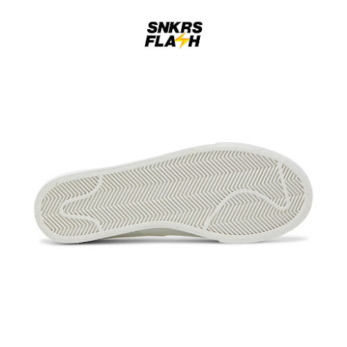 NIKE Blazer Low Platform Woven Summit White Sepatu Sneakers Wanita - DN0744100 - Size 39